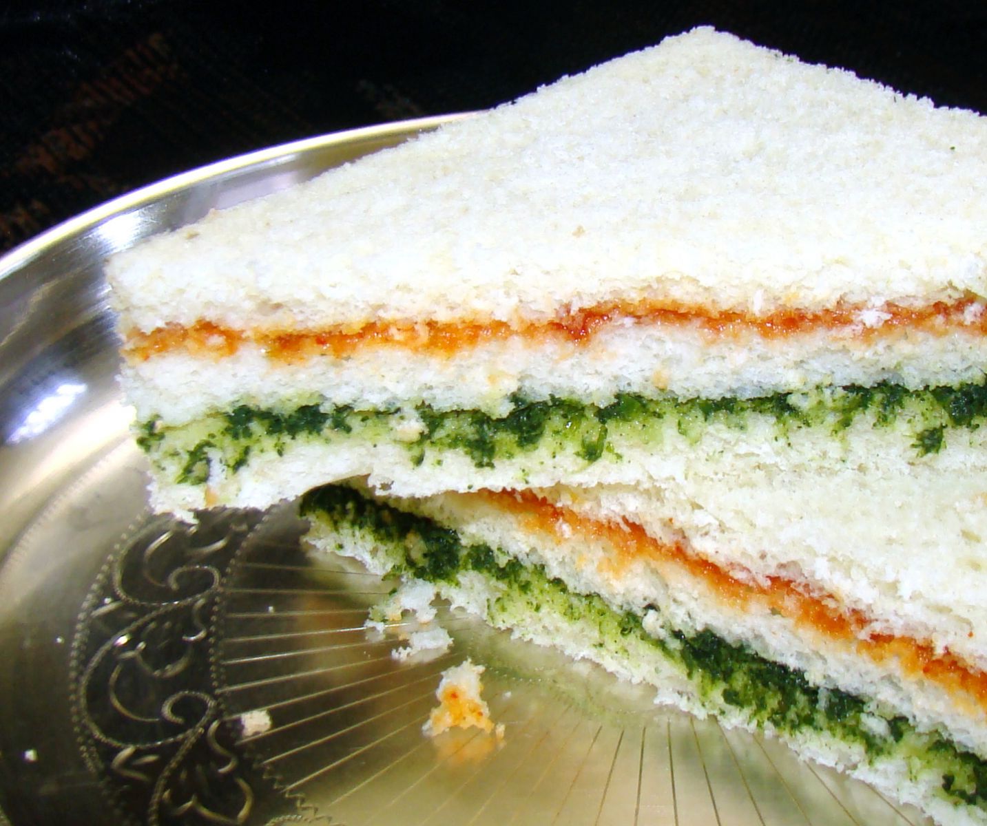 Tricolor Sandwiches